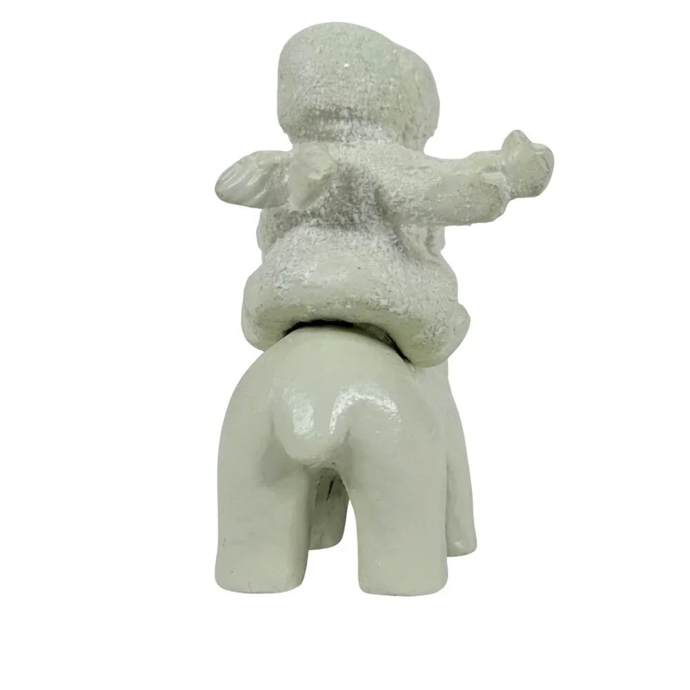 Dept 56 Snowbabies Miniatures Polar Bear Express Handpainted Pewter Figurine Box